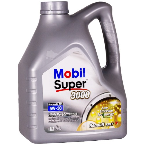 Huile moteur MOBIL Super 3000 Formula RN 5W30 4l, 155774